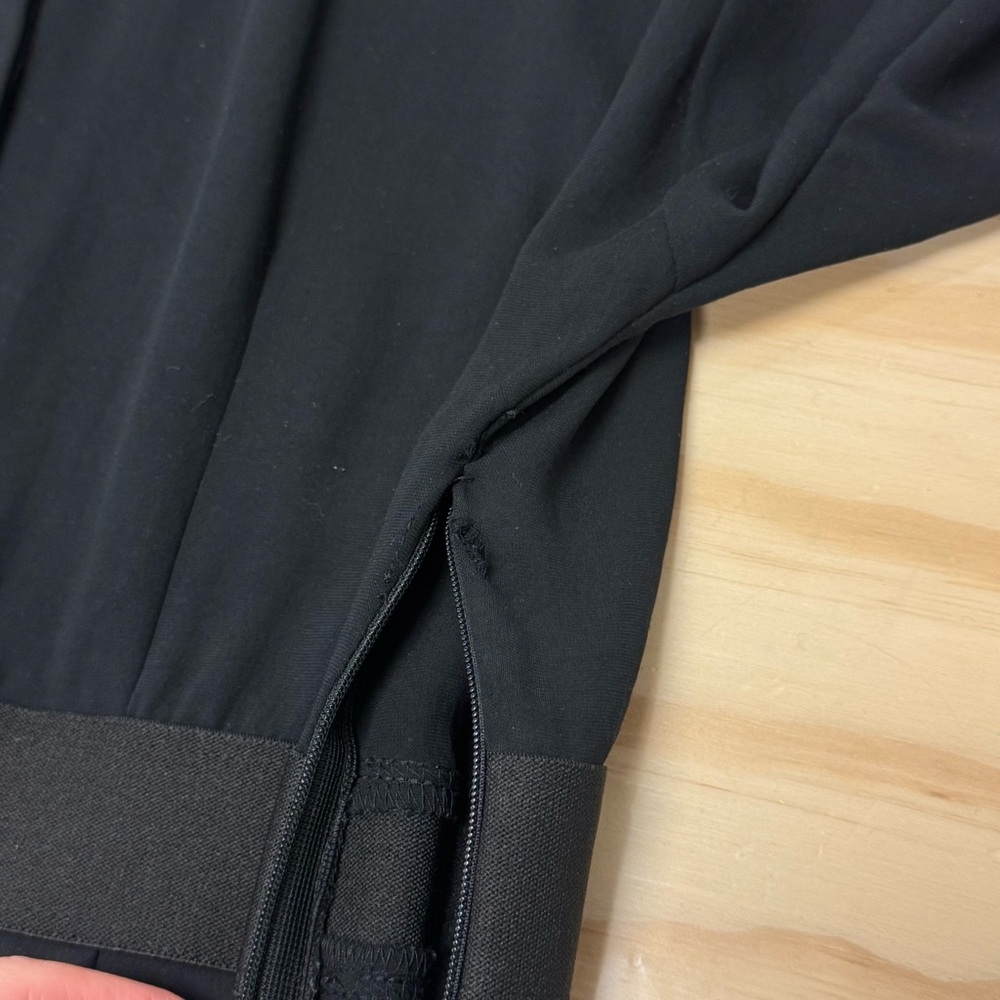 Theory Clemira‎ Intellect Mini Shirt Style Long Sleeve Dress Black Sz 6 - Picture 10 of 13